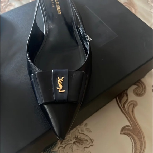 SOLD SOLD. Saint Laurent Slingback flats - Picture 3 of 7